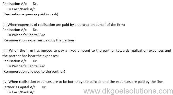 Class 12 Chapter 6 Dissolution of a Partnership Firm