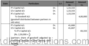 DK Goel Solutions Chapter 5 Retirement or Death of a Partner