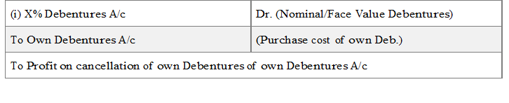 Notes for Issue and Redemption of Debentures class 12 Accountancy