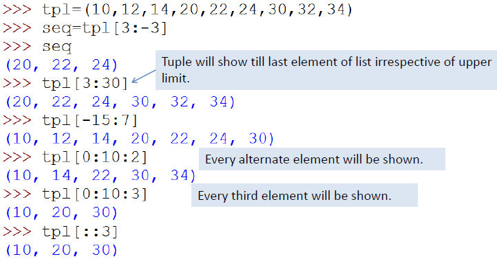 Notes Chapter 8 Tuple Manipulation