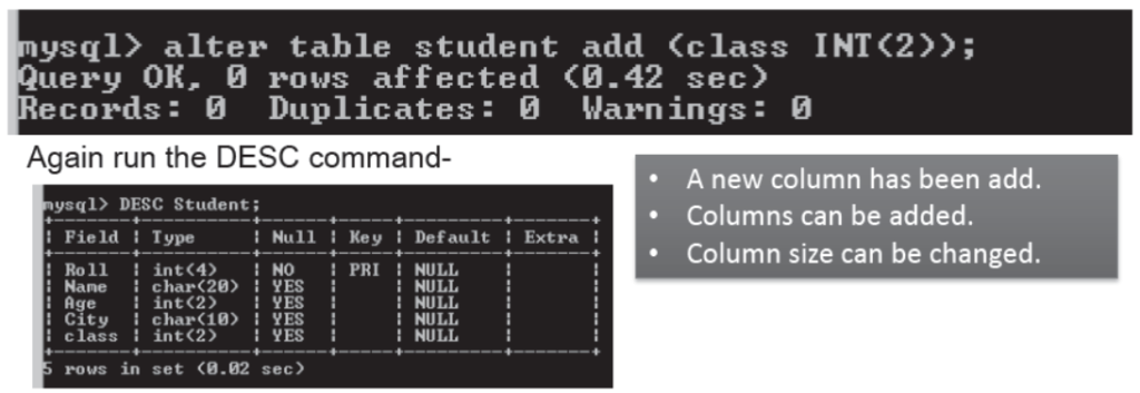 Notes Chapter 18 Table Creation And Data Manipulation