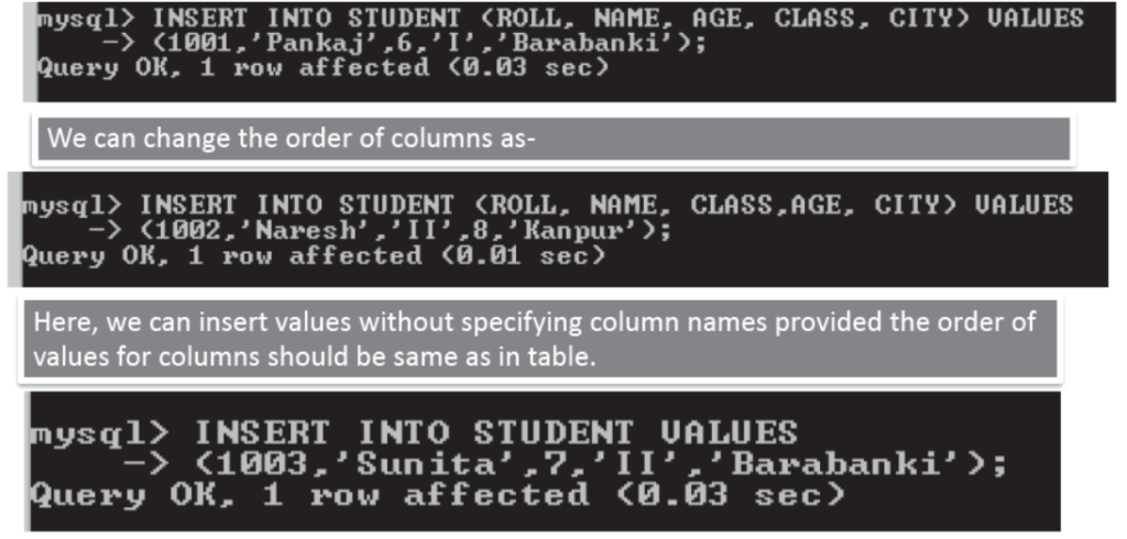 Notes Chapter 18 Table Creation And Data Manipulation