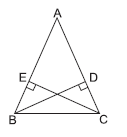 MCQs for Mathematics Class 9 with Answers Chapter 7 Triangles
