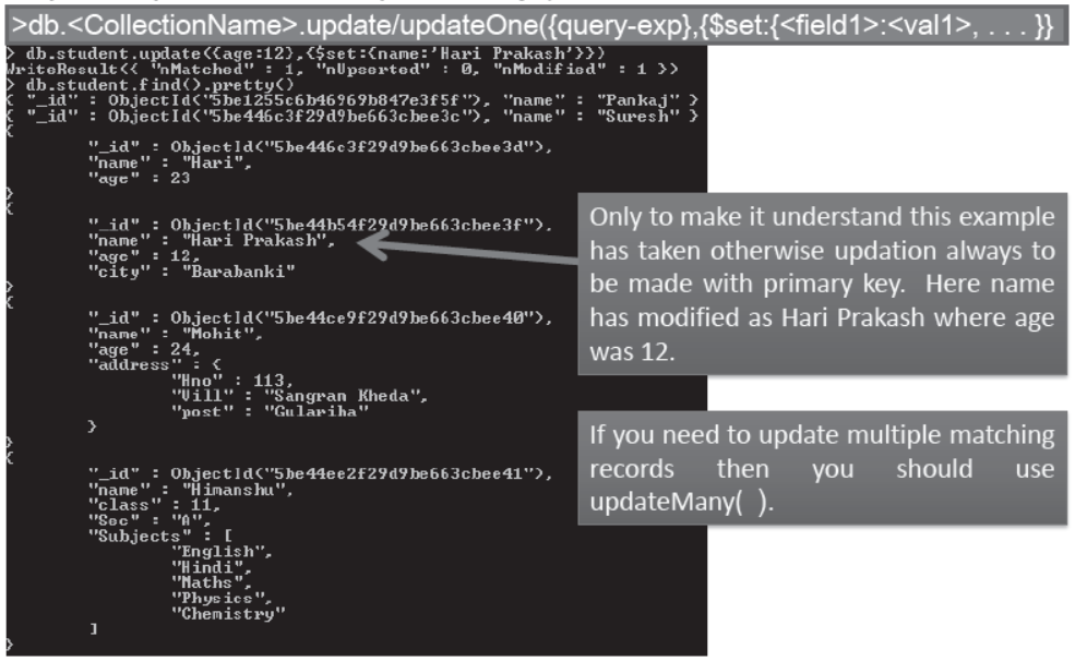 Notes Chapter 20 Basics of NoSQL Databases MongoDB