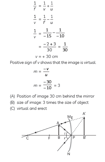 Exam Question for Class 10 Science Chapter 10 Light Reflection and Refraction