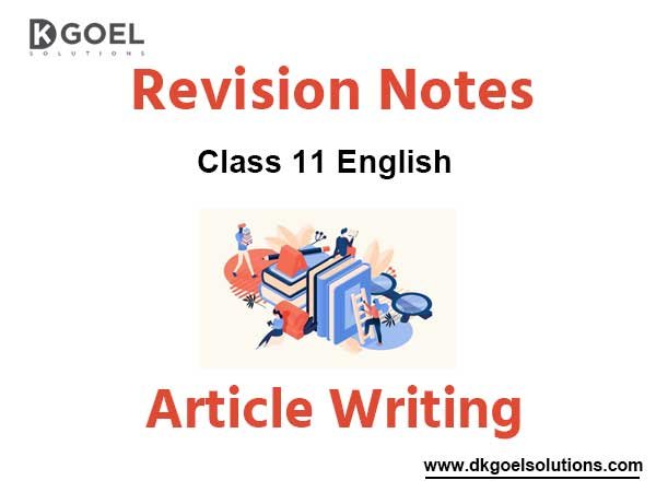 Article Writing Class 11 English