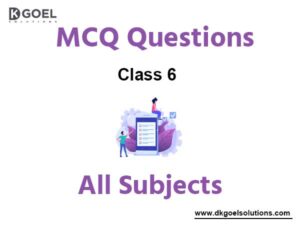 MCQ Questions for Class 6 with Answers for all subjects