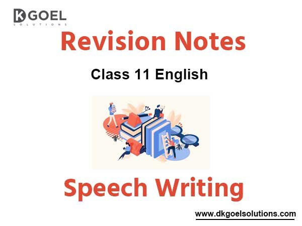 Speech Writing Class 11 English
