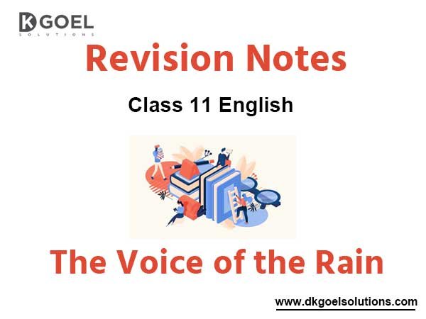 Notes Poem 3 The Voice of the Rain