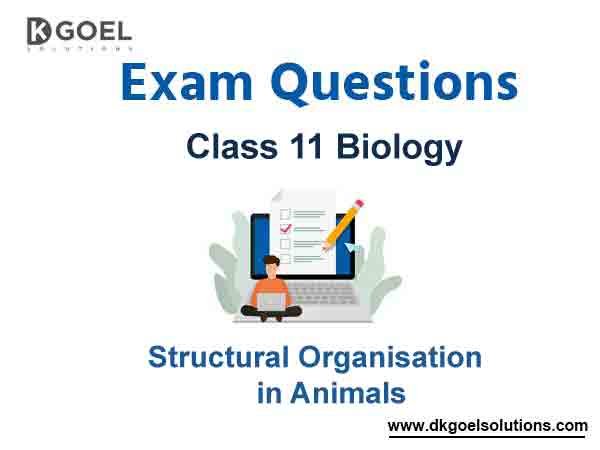 Exam Question For Class 11 Biology Chapter 7 Structural Organisation In 