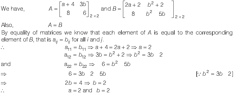 Exam Question for Class 12 Mathematics Chapter 3 Matrices