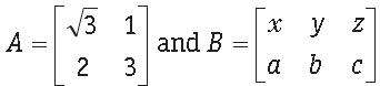 Matrices Class 12 Mathematics Important Questions