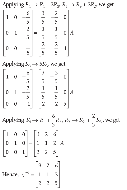 Matrices Class 12 Mathematics Important Questions