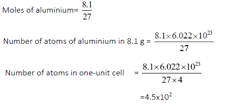 Exam Question for Class 12 Chemistry Chapter 1 The Solid State