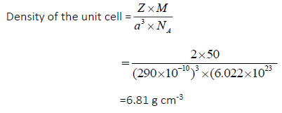 Exam Question for Class 12 Chemistry Chapter 1 The Solid State