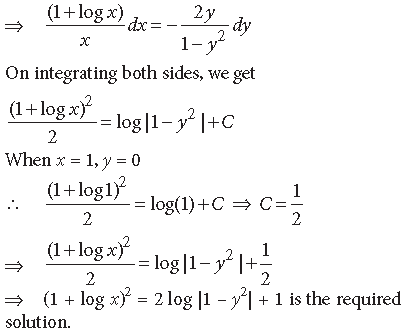 Differential Equations Class 12 Mathematics Important Questions